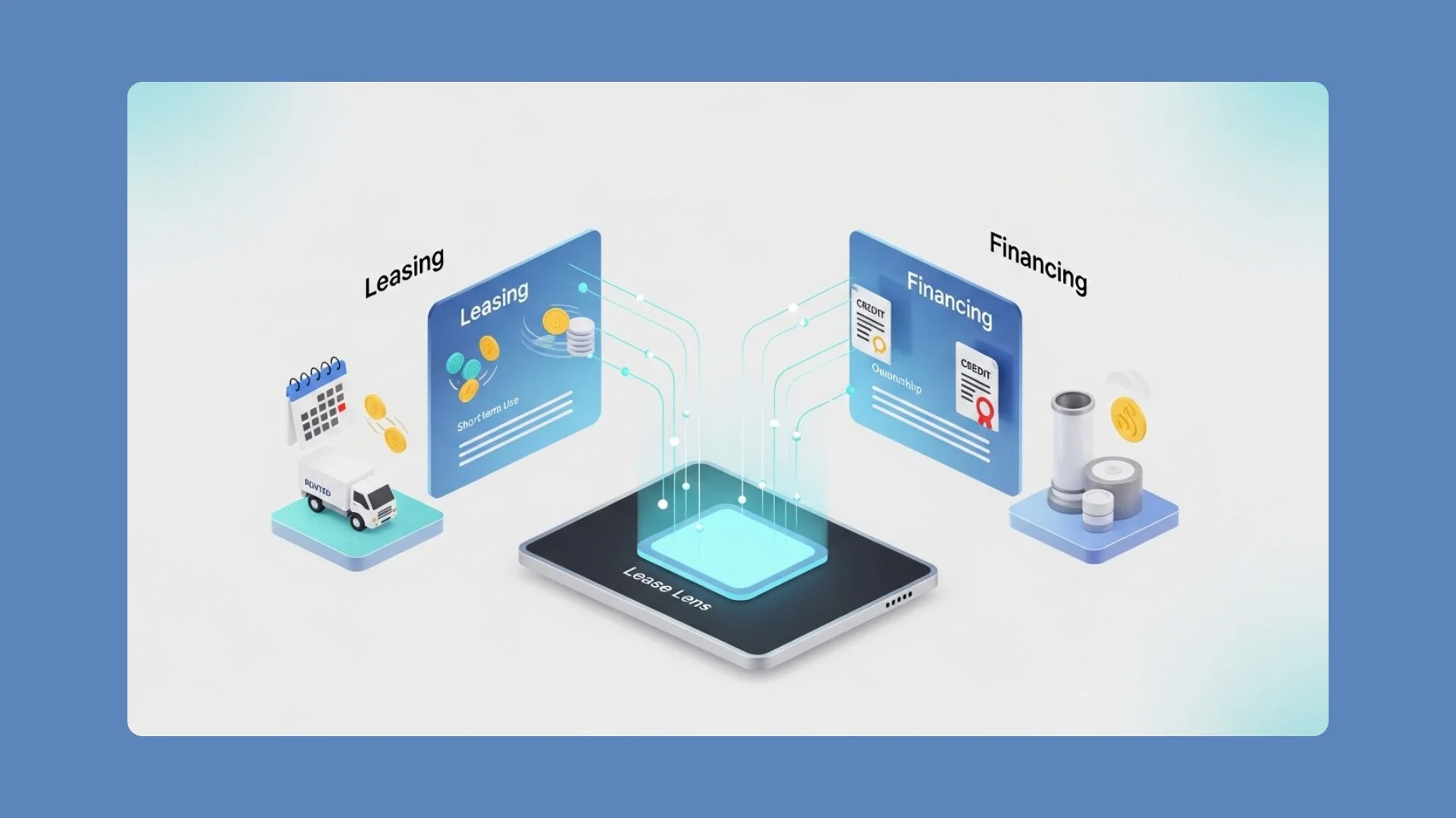 How Lease Lens Help You Compare Leasing Equipment vs. Financing Equipment